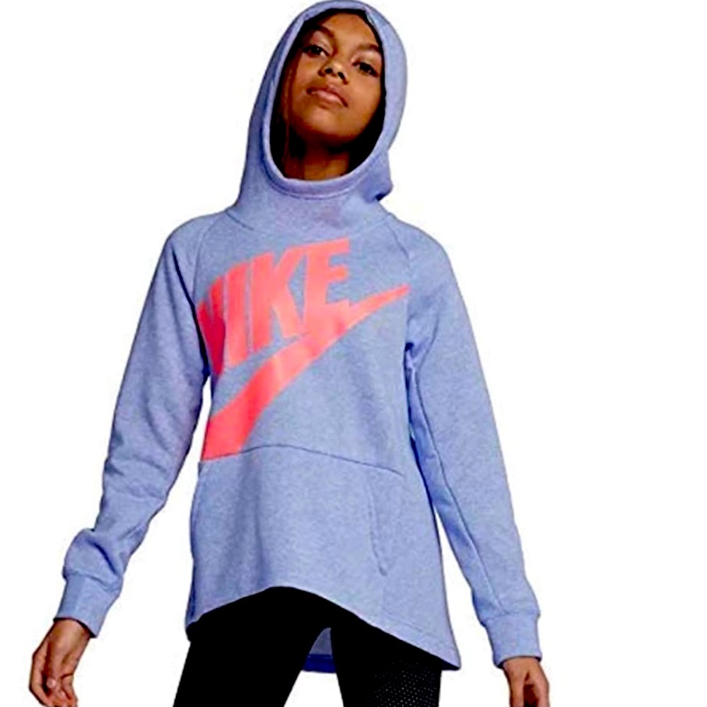 Nike Girls Sportswear Pullover Hoodie Size Medium